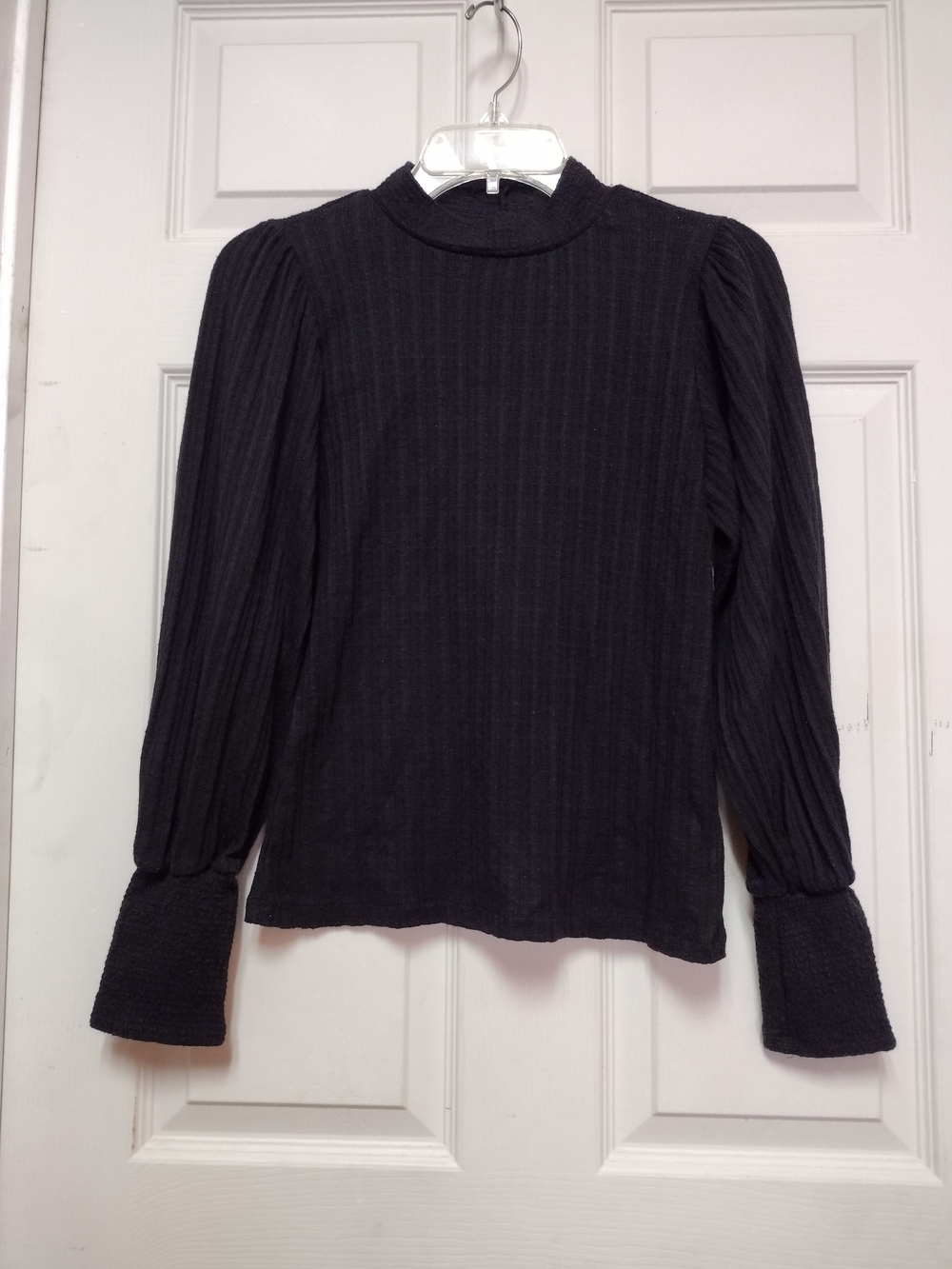 Jessica Simpson Ribbed Mock Neck Long Sleeve Size Medium